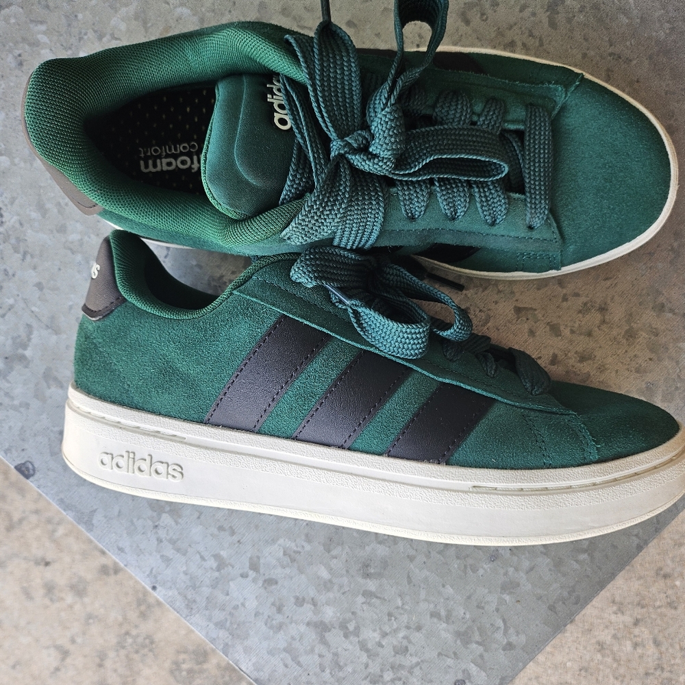 Adidas Grand Alpha Court 00S Size 7 Mens Green - Picture 3 of 10